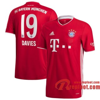Bayern Munich Maillot de Alphonso Davies #19 Domicile 2020-21