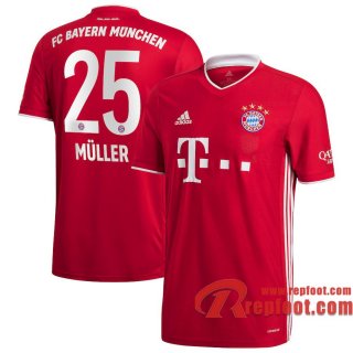 Bayern Munich Maillot de Thomas Müller #25 Domicile 2020-21
