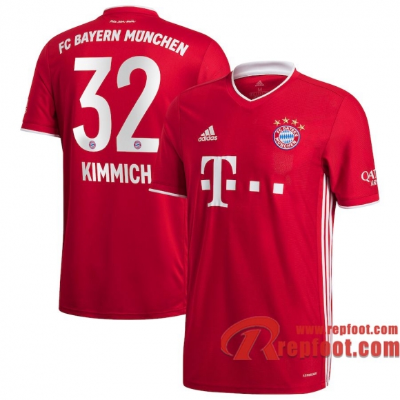 Bayern Munich Maillot de Joshua Kimmich #32 Domicile 2020-21