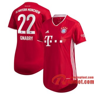 Bayern Munich Maillot de Serge Gnabry #22 Domicile Femme 2020-21
