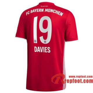 Bayern Munich Maillot de Alphonso Davies #19 Domicile Enfant 2020-21