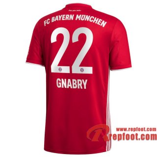 Bayern Munich Maillot de Serge Gnabry #22 Domicile Enfant 2020-21
