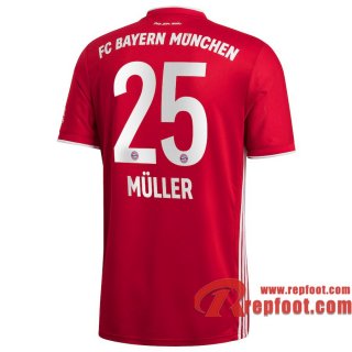 Bayern Munich Maillot de Thomas Müller #25 Domicile Enfant 2020-21
