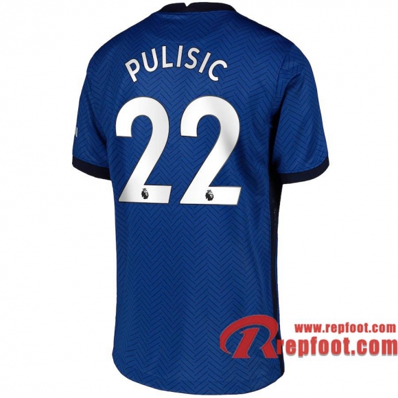 Chelsea Maillot de Christian Pulisic #22 Domicile Enfant 2020-21