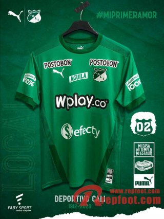 Deportivo Cali Maillot de Domicile 2020