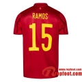 Espagne Maillot de RAMOS #15 Domicile EURO 2020