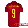 Espagne Maillot de PACO ALCACER #9 Domicile EURO 2020