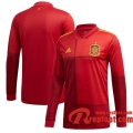 Espagne Maillot de Domicile EURO 2020 Manches longues