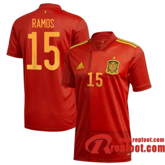 Espagne Maillot de RAMOS #15 Enfant Domicile EURO 2020