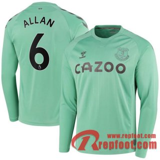 Everton Maillot de Allan #6 Third Manches longues 2020-21