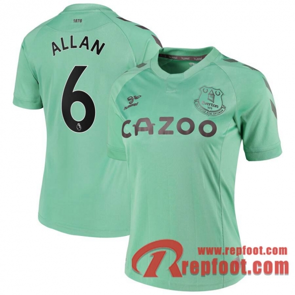 Everton Maillot de Allan #6 Third Femme 2020-21