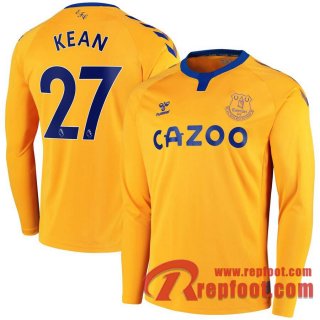 Everton Maillot de Kean #27 Exterieur Manches longues 2020-21