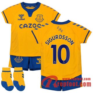 Everton Maillot de Sigurdsson #10 Exterieur Enfant 2020-21