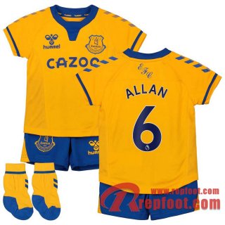 Everton Maillot de Allan #6 Exterieur Enfant 2020-21