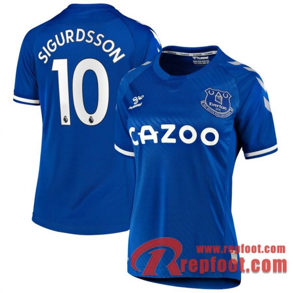 Everton Maillot de Sigurdsson #10 Domicile Femme 2020-21