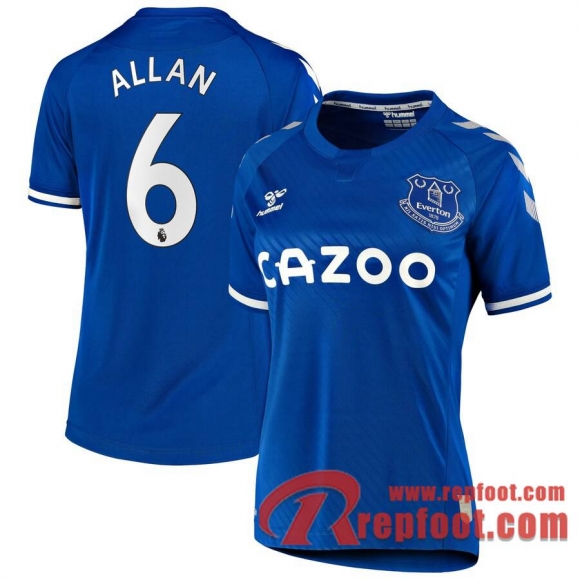 Everton Maillot de Allan #6 Domicile Femme 2020-21