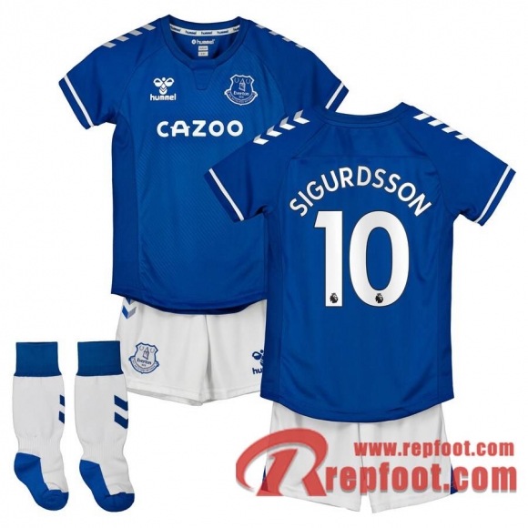 Everton Maillot de Sigurdsson #10 Domicile Enfant 2020-21  Everton Maillot de Sigurdsson #10 Domicile Enfant 2020-21