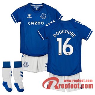 Everton Maillot de Doucoure #16 Domicile Enfant 2020-21
