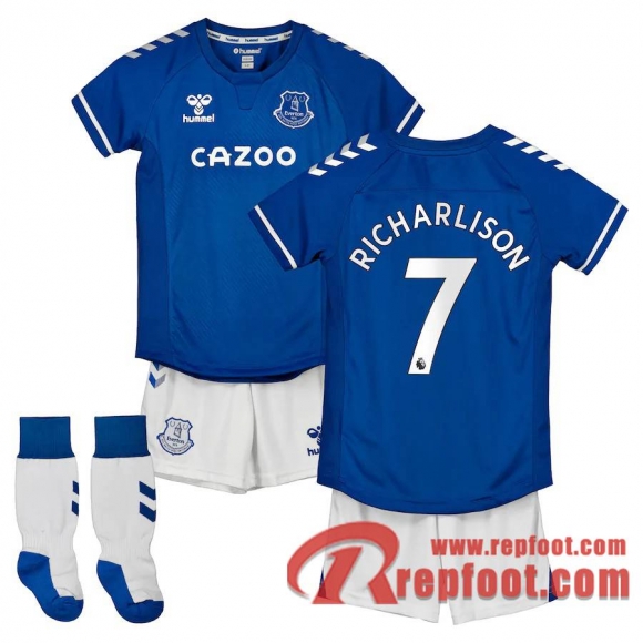 Everton Maillot de Richarlison #7 Domicile Enfant 2020-21