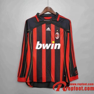 Retro Maillot de foot 06/07 AC Milan Manche Longue Domicile