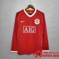 Retro Maillot de foot 06/07 Manchester United Manche Longue Domicile