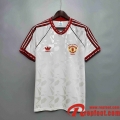 Retro Maillot de foot 1991 Manchester United blanc