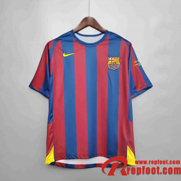 Retro Maillot de foot Barcelone 2006 UEFA Champions League Domicile