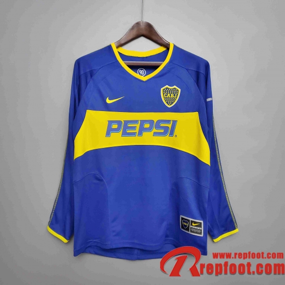 Retro Maillot de foot Manche Longue Boca Juniors 03/04 Domicile