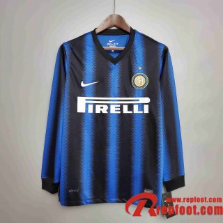 Retro Maillot de foot Manche Longue 10/11 Inter Milan Domicile