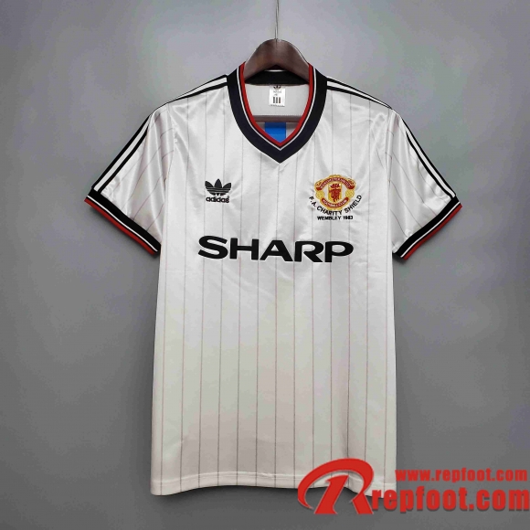 Retro Maillot de foot Manchester United 1983 Exterieur