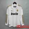 Retro Maillot de foot Real Madrid 11/12 Manche Longue Domicile