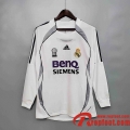 Retro Maillot de foot Real Madrid Manche Longue 06/07 Domicile