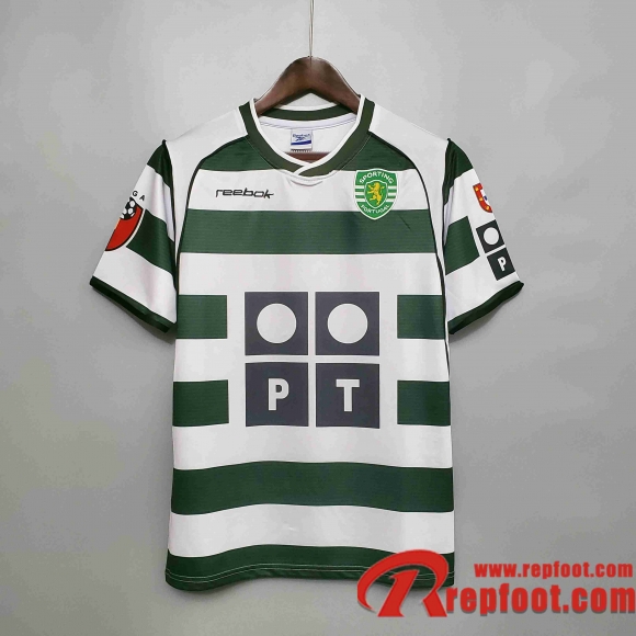 Retro Maillot de foot Sporting Lisbon 01/03 Domicile