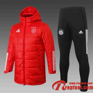 Doudoune Du Foot AJAX Rouge 2020 2021 H0008