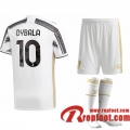Juventus Maillot de Paulo Dybala #10 Domicile Enfant 2020-21