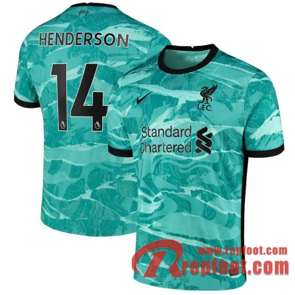 Liverpool Maillot de Henderson #14 Exterieur 2020-21