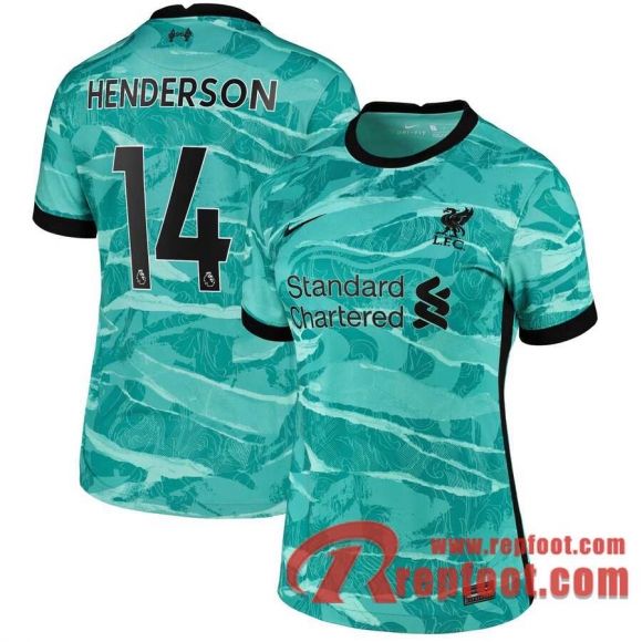 Liverpool Maillot de Henderson #14 Exterieur Femme 2020-21