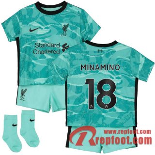 Liverpool Maillot de Minamino #18 Exterieur Enfant 2020-21