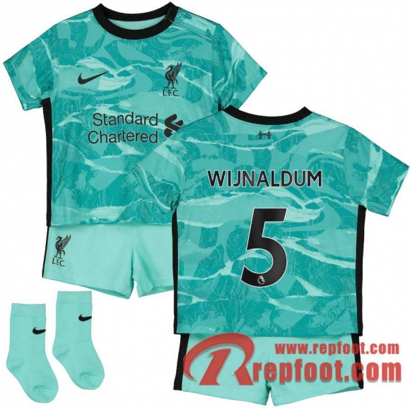 Liverpool Maillot de Wijnaldum #5 Exterieur Enfant 2020-21