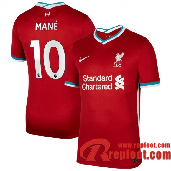 Liverpool Maillot de Sadio Mane #10 Domicile 2020-21