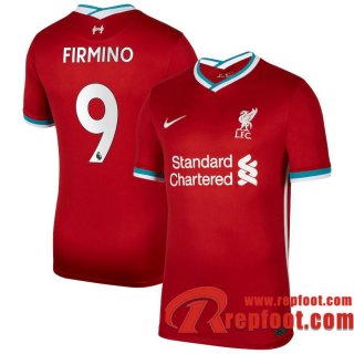 Liverpool Maillot de Roberto Firmino #9 Domicile 2020-21