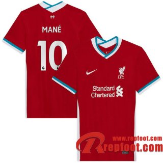 Liverpool Maillot de Sadio Mane #10 Domicile Femme 2020-21