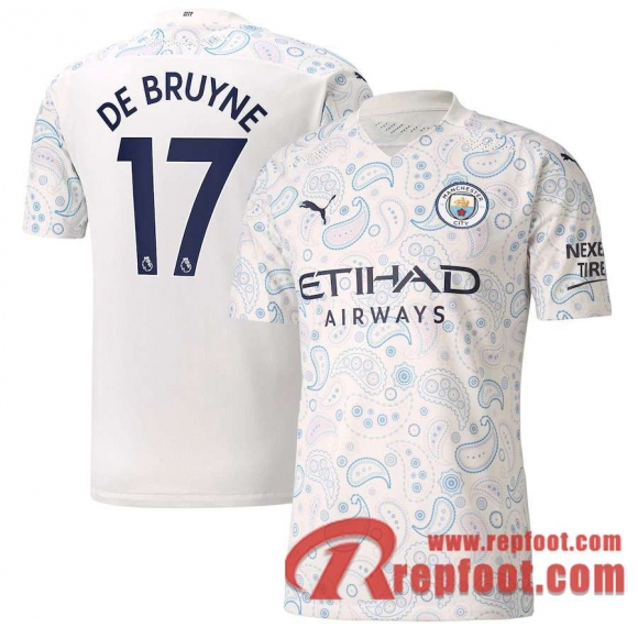 Manchester City Maillot de De Bruyne #17 Third 2020-21