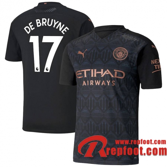 Manchester City Maillot de Bruyne #17 Exterieur 2020-21