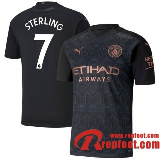 Manchester City Maillot de Sterling #7 Exterieur 2020-21