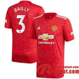 Manchester United Maillot de Eric Bailly #3 Domicile 2020-21