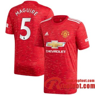 Manchester United Maillot de Harry Maguire #5 Domicile 2020-21