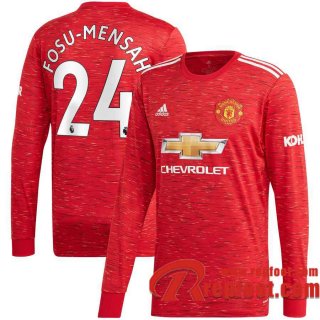 Manchester United Maillot de Timothy Fosu-Mensah #24 Domicile Manches longues 2020-21