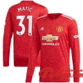 Manchester United Maillot de Nemanja Matic #31 Domicile Manches longues 2020-21