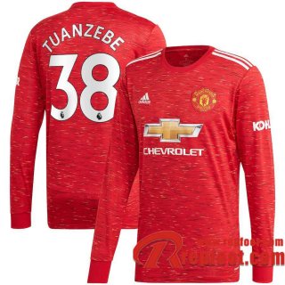 Manchester United Maillot de Axel Tuanzebe #38 Domicile Manches longues 2020-21